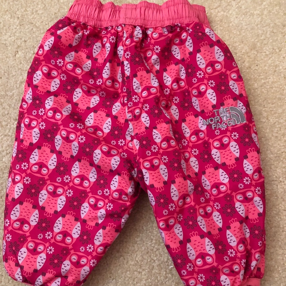 Reversible infant North Face snow pants
